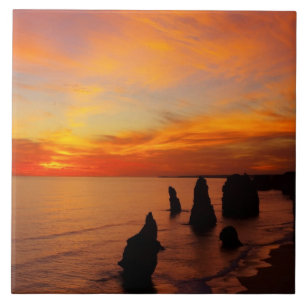 Sonnenuntergang, Twelve Apostles, Port Campbell Na Fliese