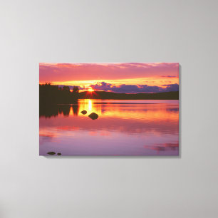 Sonnenuntergang über Alexander Bay Leinwanddruck