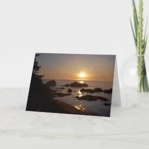 Sonnenuntergang über Bogenschütze-Bucht Karte