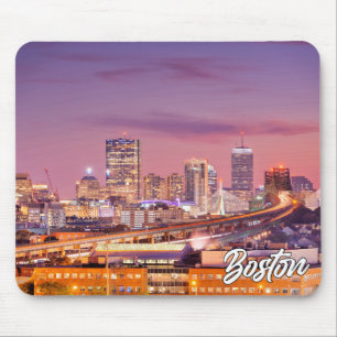 Sonnenuntergang über Boston, Massachusetts, Verein Mousepad