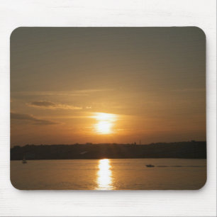 Sonnenuntergang über Cardiff Bay Mousepad