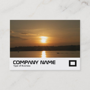 Sonnenuntergang über Cardiff Bay Visitenkarte