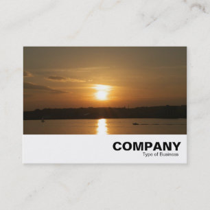 Sonnenuntergang über Cardiff Bay Visitenkarte