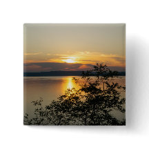 Sonnenuntergang über dem Balaton, Ungarn.