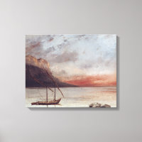 Sonnenuntergang über dem Leman-See, 1874