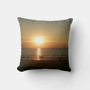 Sonnenuntergang über dem Meer Kissen