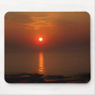Sonnenuntergang über dem Ozean Mousepad