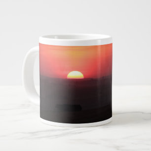 Sonnenuntergang über dem Palouse Jumbo-Tasse