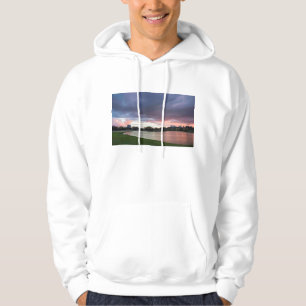 Sonnenuntergang über dem Park Hoodie