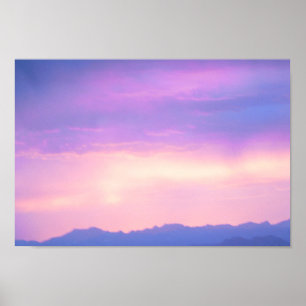 Sonnenuntergang über den Felsen in der Nähe von De Poster