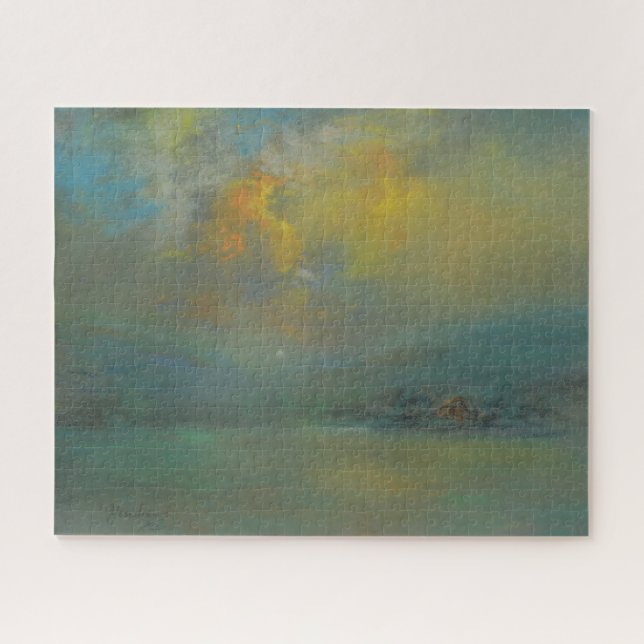 Sonnenuntergang über den Hügeln (von Glenn Cooper  Puzzle (Horizontal)