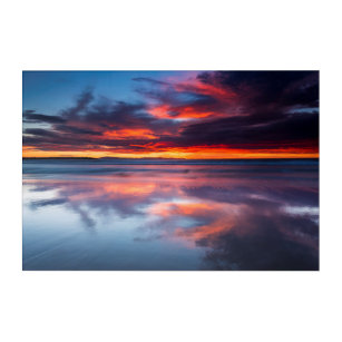 Sonnenuntergang über den Kanalinseln, CA Acryldruck