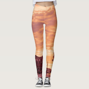Sonnenuntergang über der Basilika Leggings
