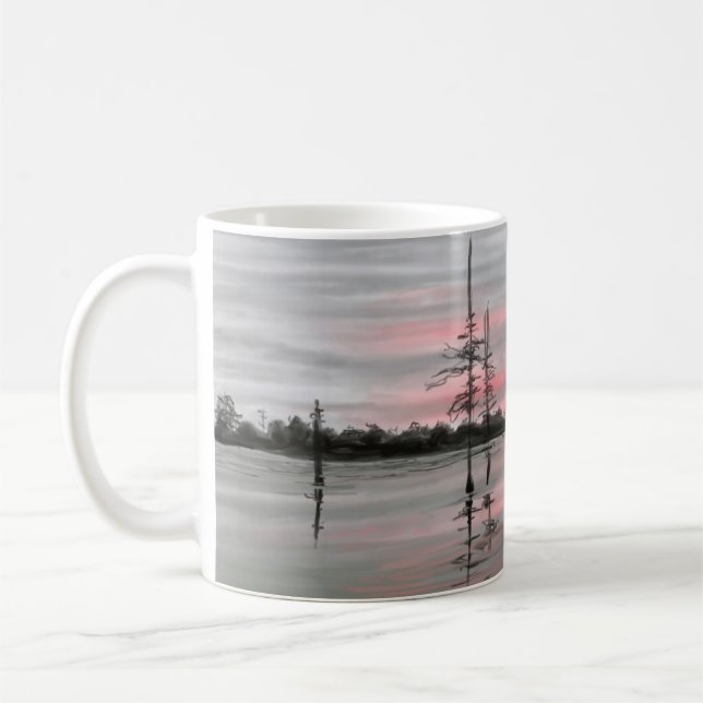 Sonnenuntergang über der Bucht Kaffeetasse (Links)