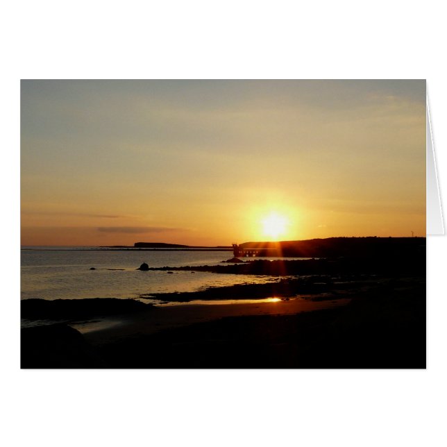 Sonnenuntergang über der Galway Bay (Vorderseite (Horizontal))