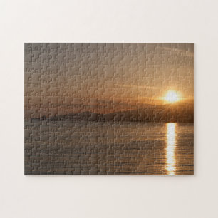 Sonnenuntergang über der Vancouver Bay - Kanada Puzzle