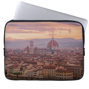 Sonnenuntergang über Florenz, Italien Laptopschutzhülle