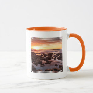 Sonnenuntergang über Gezeiten Tasse