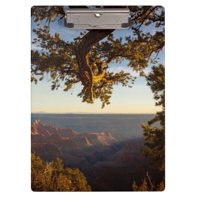 Sonnenuntergang über Grand Canyon Klemmbrett (Vorderseite)
