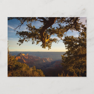 Sonnenuntergang über Grand Canyon Postkarte