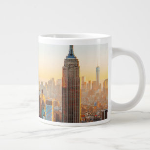 Sonnenuntergang über New York Jumbo-Tasse
