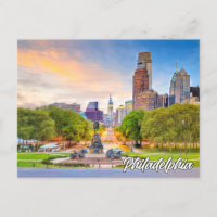 Sonnenuntergang über Philadelphia, Pennsylvania