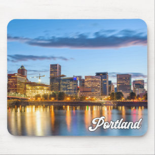 Sonnenuntergang über Portland, Oregon Mousepad