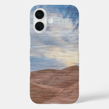 Sonnenuntergang über Sanddünen auf Holzkorn Foto