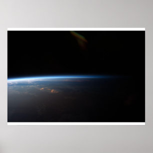 Sonnenuntergang über Südamerika Poster
