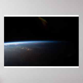 Sonnenuntergang über Südamerika Poster