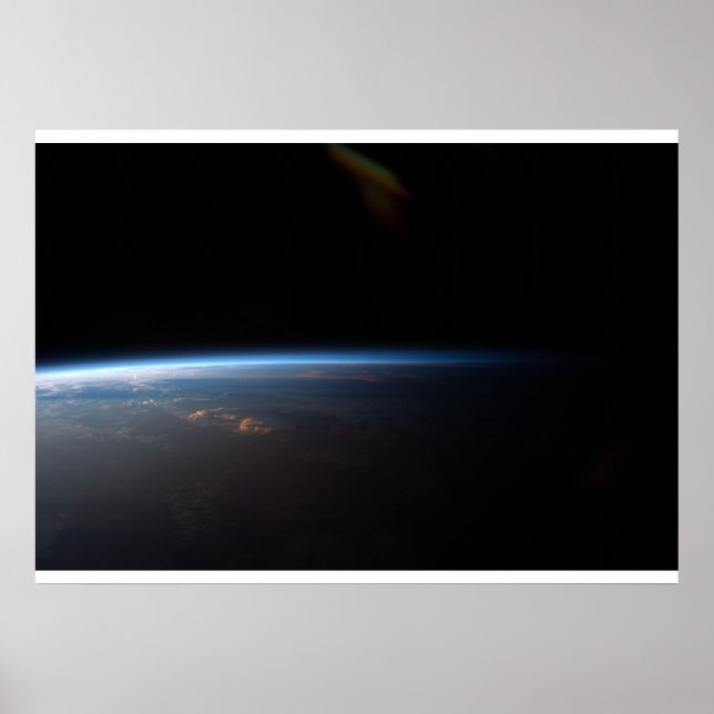 Sonnenuntergang über Südamerika Poster (Vorne)