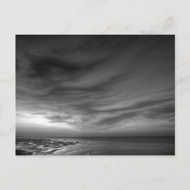 Sonnenuntergang über Südostengland Postkarte (Vorderseite)