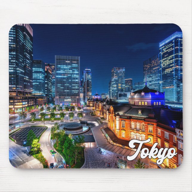 Sonnenuntergang über Tokio, Japan Mousepad (Vorne)