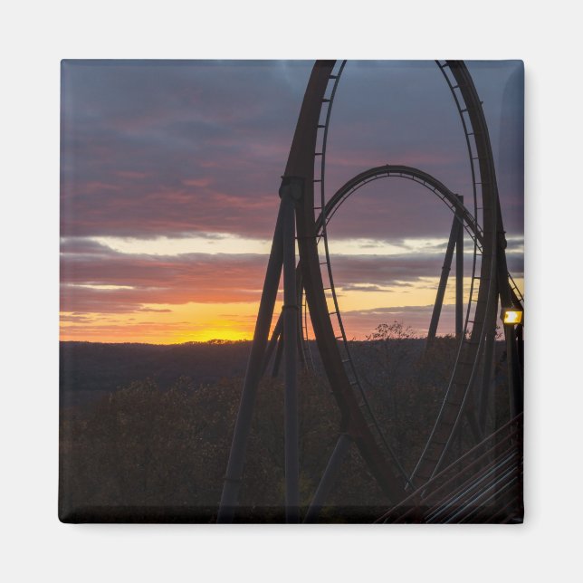 Sonnenuntergang über Wildbrand Magnet (Vorne)