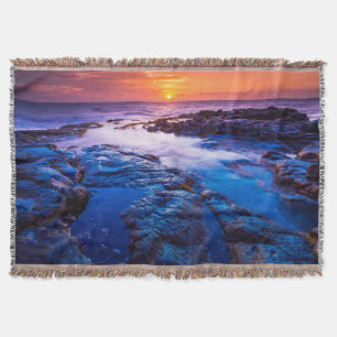Sonnenuntergang und Gezeitentümpel auf Hawaii Decke