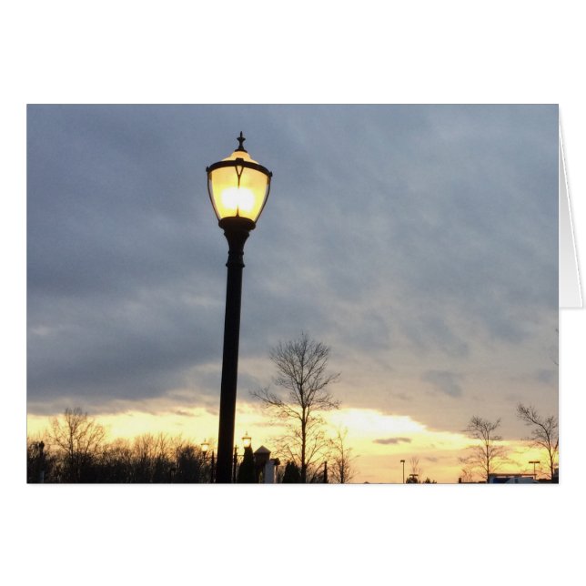 Sonnenuntergang und Licht, Karte (Vorderseite (Horizontal))