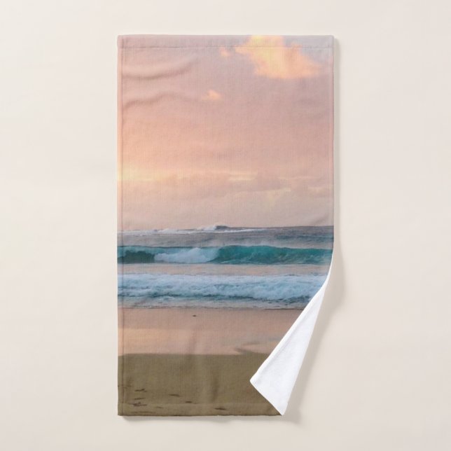 Sonnenuntergang und Meer Handtuch (Handtuch)