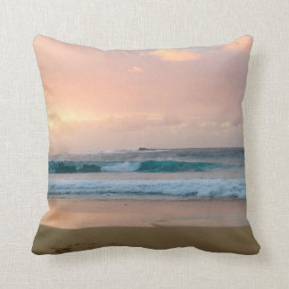 Sonnenuntergang und Meer Kissen