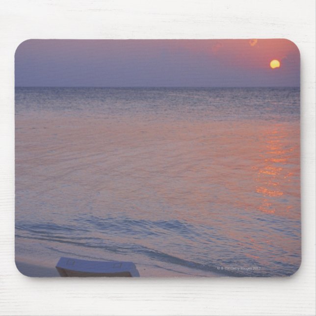Sonnenuntergang und Meer Mousepad (Vorne)