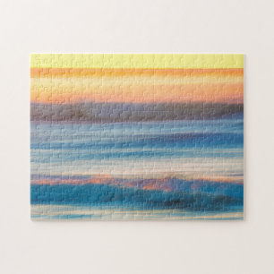 Sonnenuntergang und Ozean  Kapitän-Enttäuschungs-S Puzzle