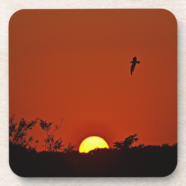 Sonnenuntergang Untersetzer (Vorderseite)