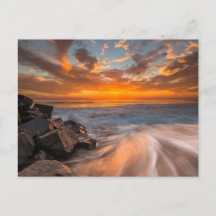 Sonnenuntergang vom Tamarach-Strand Postkarte