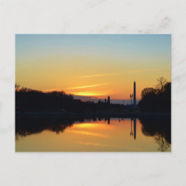 Sonnenuntergang von Hauptstadt Hill. Postkarte