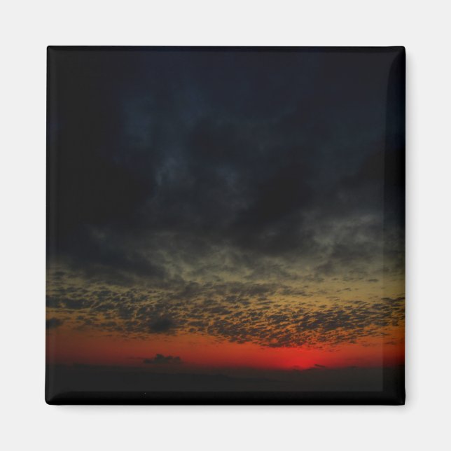 Sonnenuntergang vor dem Sturm Magnet (Vorne)