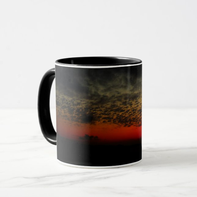 Sonnenuntergang vor dem Sturm Tasse (Vorderseite Links)