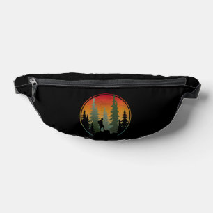 Sonnenuntergang Wandern Naturwald Bauchtasche