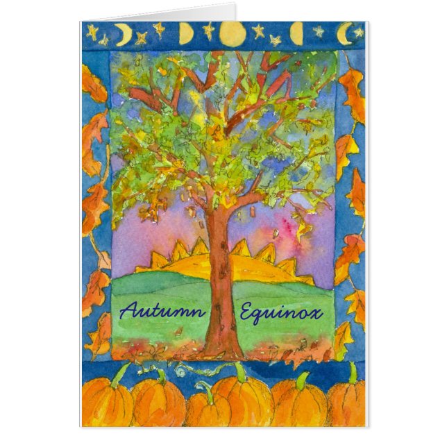 Sonnenuntergang Wasserfarbenwelt Herbst Equinox (Vorne)