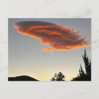 Sonnenuntergang Wolke Reno Nevada Postkarte