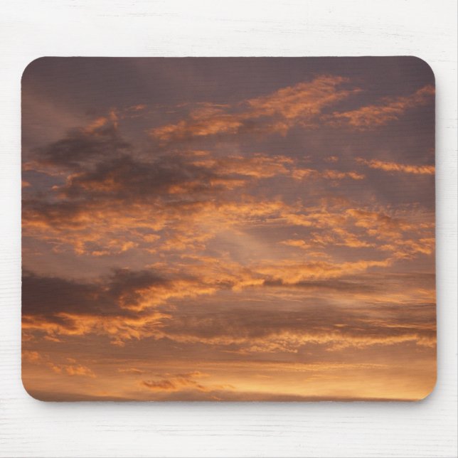 Sonnenuntergang Wolken I farbenfrohe Sky Fotografy Mousepad (Vorne)