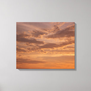 Sonnenuntergang Wolken II Pastel Abstrakte Natur Leinwanddruck